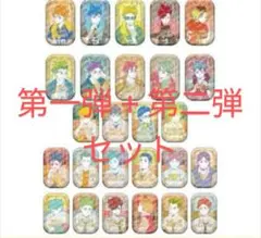 ハイキュー!! スクエア缶バッジ オフショット×カラー 第一弾 第二弾 セット