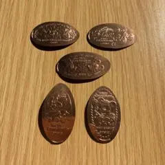 ディズニー スーベニアメダル 5枚セット