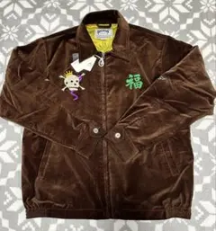 ヒューストン ベトジャン ベロア 虎刺繍 XL 茶