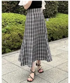 INGNI BackレースUPチェック柄マーメイドのサムネイル