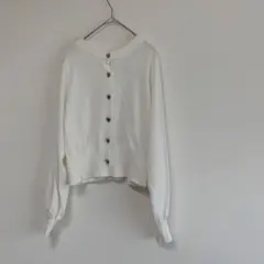 【&. NOSTALGIA】UVカット　ハート　クルーネック　カーディガン　長袖のサムネイル