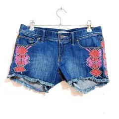 ROXY ショートパンツ刺繍デザイン 25 春夏のサムネイル