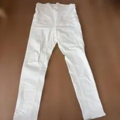 LEPSIM マタニティパンツ ホワイト Lサイズ