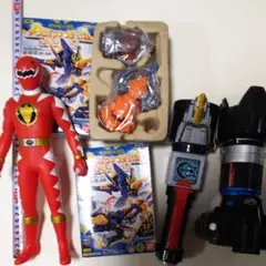 戦隊ヒーローおもちゃ まとめ売り ソフビ ジュウオウジャー レンジャーフィギュア
