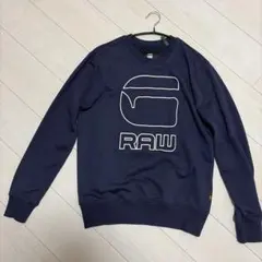 G-STAR RAW ネイビー クルーネック トレーナー Mのサムネイル