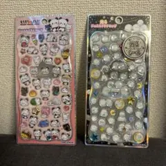 正規品　光る　ジュエルプチドロップ　シマエナガ　 もちもちパンダ 2枚セット