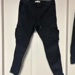ZARA ブラック カーゴパンツ Lサイズ