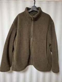【値下げ中】ユニクロ　ボアフリースジャケット 4XL　オリーブ