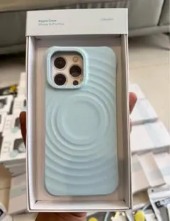 CASETiFY ウェーブシリコンケースブルー iPhone16promaxのサムネイル