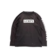 7BS3 フロントロゴプリント　ロンT 黒　L 古着used