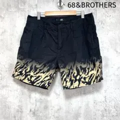 【68&BROTHERS】ショートパンツ ハーフパンツ グラデーション 柄のサムネイル