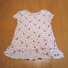 GAP KIDS 蝶と花のプリント Tシャツ　140cm