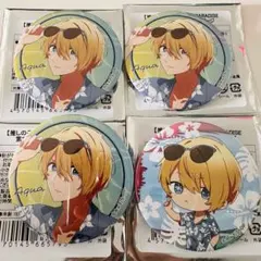 星野アクア　缶バッジ　スイパラ　推しの子　等身　3個　SD 1個