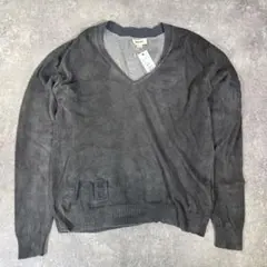 00s archive DIESEL グランジ　薄手　コットンニット　カットソー