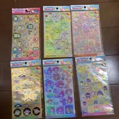 s*9様 サンリオキャラクターズキラッとシールホログラムシール6枚セット