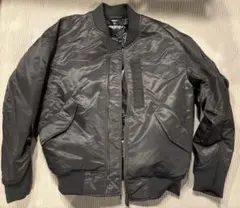 S ハイブリッドダウンオーバーサイズMA-1ブルゾン+jグレー