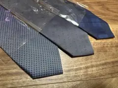 ネイビー系 ネクタイ 3本セット