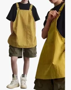 大きいサイズ ワークエプロン カフェ