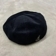 KANGOL コーデュロイ ハンチング帽 黒