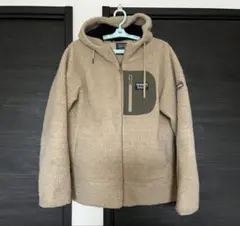 outdoor ボアジャケット ブラウン ダッフィカラー L