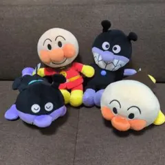 アンパンマン　バイキンマン　ぬいぐるみ　ねそべり　セット　まとめ