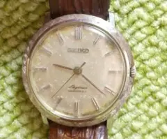 【稼動品】SEIKO Skyliner　メンズ腕時計　手巻き　シルバーカラー
