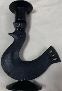 南部鉄器 鳥キャンドルスタンドのサムネイル