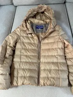 BURBERRY ベージュ系 ダウンジャケット フード付き　サイズ38 M