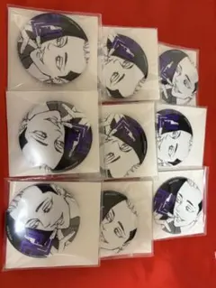 東京リベンジャーズ マイキーマート ラメグリッター缶バッジ 灰谷竜胆
