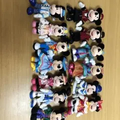 東京ディズニーランド　ミッキーマウスミニーぬいぐるみバッジ