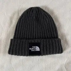 ノースフェイス☆ニット帽　グレー