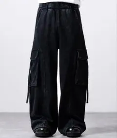 【CLEL】定価8,800円 ヘビーウェイトヴィンテージデザインカーゴパンツ L