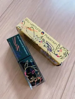 shu uemura ポケモン ピカチュウ 口紅 2本セット - メルカリ