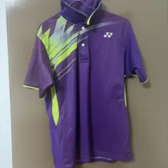 YONEX ポロシャツ パープル Lサイズのサムネイル