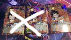 ミラクルバトルカードダス ミラバト “ゴムゴムの実”ルフィ プロモ V