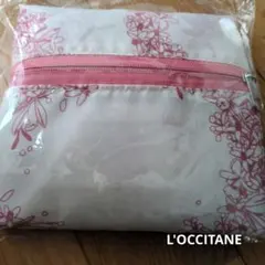 ロクシタン　トート　未使用　新品ピンク系花柄トラベルバッグ