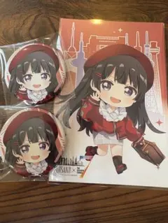 【匿名即日発送】月ノ美兎 にじさんじ7大タワーコラボ 缶バッジ ポストカード