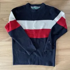 Tommy Hilfiger セーター L ネイビー/レッド/ホワイト