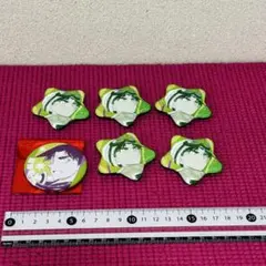 名探偵コナン 服部平次 アプリ缶バッジ 星型缶バッジ セット z