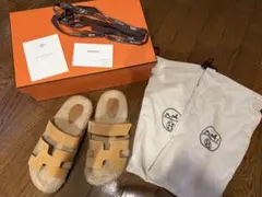 HERMES シプレ　サンダル　ムートン　38のサムネイル
