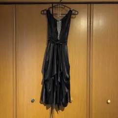 ブラックドレスワンピース　パールネックレス付き