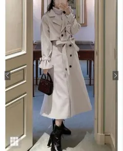 GRL マルチWayフェイクウールコート kz161