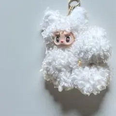 海外製【限定】九尾 ZIMOMO ブブ カールヘア ホワイト