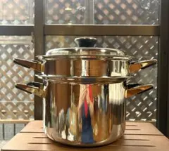 【ジオ・プロダクト】25cm浅鍋・蒸し器セット ジオ・プロダクト】25cm浅鍋・蒸し器セット - メルカリ