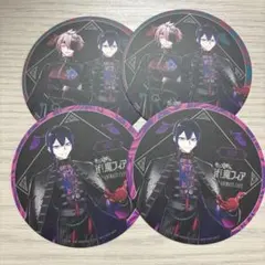 【未開封】魔入間 魔フィア アニメイトカフェ グリッター缶バッジ 箔押しカード 2025年5月2日（金）TSUTAYA EBISUBASHI 大阪IP書店にて『魔入り