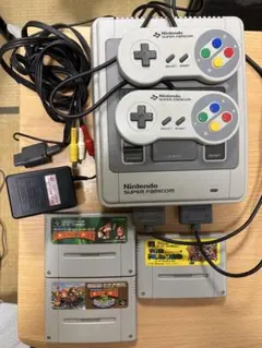 Nintendo スーパーファミコン本体一式　ゲームソフト付き