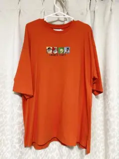 LOONEY TUNES 半袖Tシャツ オレンジ Mサイズのサムネイル