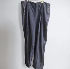 ワイドスラックス グレー ツータック メンズL相当