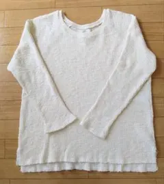 Ungrid　長袖カットソー　ワッフル地