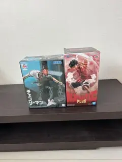 ワンピースMAXIMATICPLUSルフィとチェーンソーマンフィギュアまとめ売り